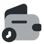 Empty Wallet Time SVG Icon